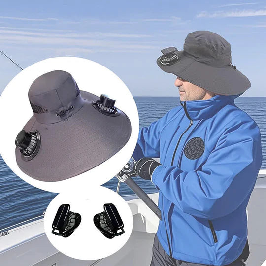 BreezeShade™ Solar Cooling Sun Hat
