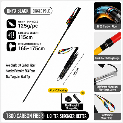 SummitLite™ Carbon Trekking Pole (Single Pole)