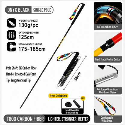 SummitLite™ Carbon Trekking Pole (Single Pole)