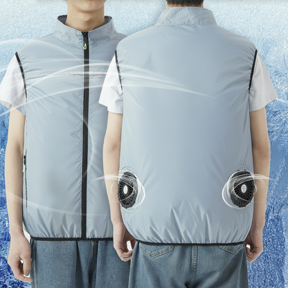 Gilet Ventilé USB Portable – Veste Rafraîchissante d’Été