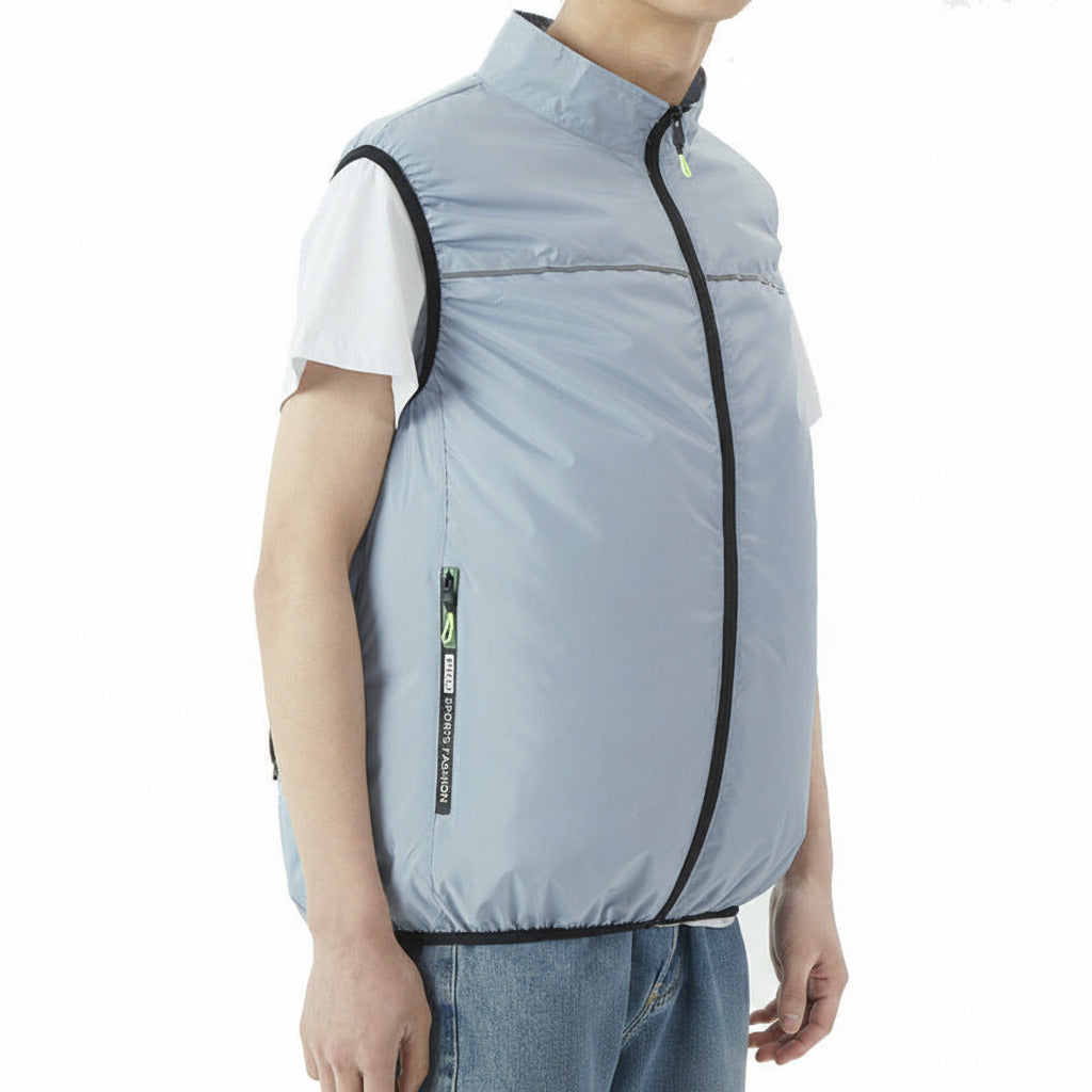 Gilet Ventilé USB Portable – Veste Rafraîchissante d’Été