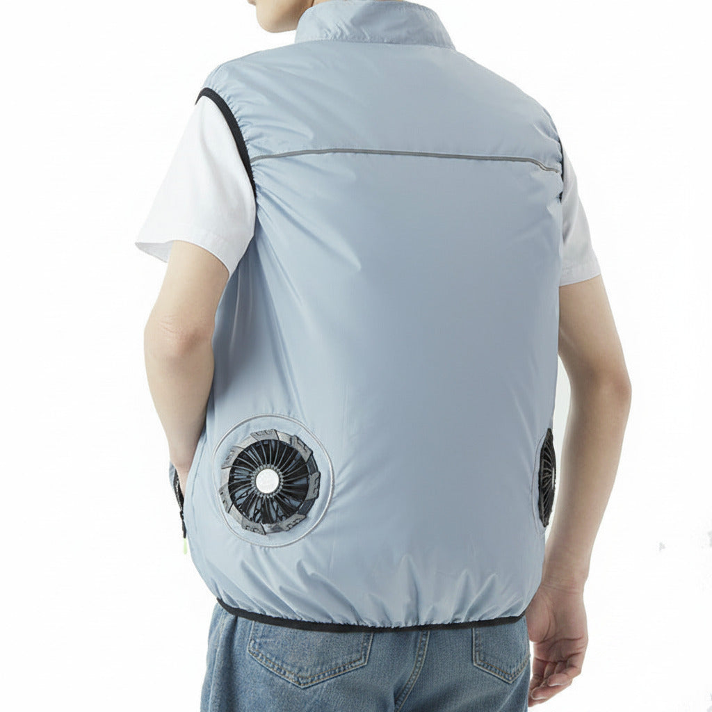 Gilet Ventilé USB Portable – Veste Rafraîchissante d’Été