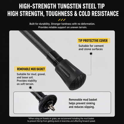 SummitLite™ Carbon Trekking Pole (Single Pole)