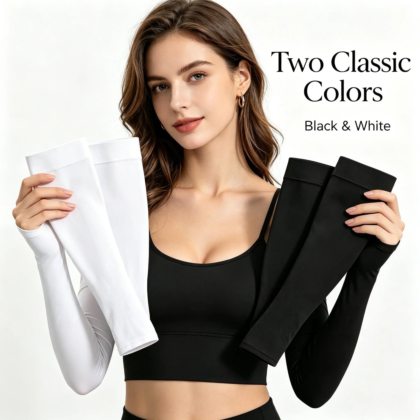 Women's UV Protection Arm Sleeves – UPF50+ Cooling Sun Sleeves