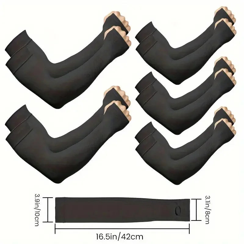 Women's UV Protection Arm Sleeves – UPF50+ Cooling Sun Sleeves