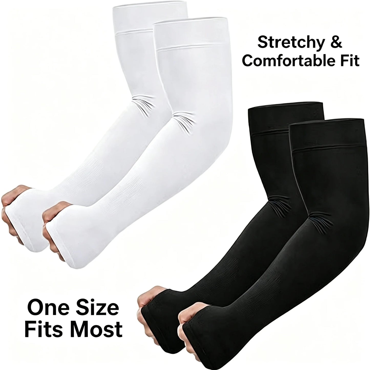 Women's UV Protection Arm Sleeves – UPF50+ Cooling Sun Sleeves