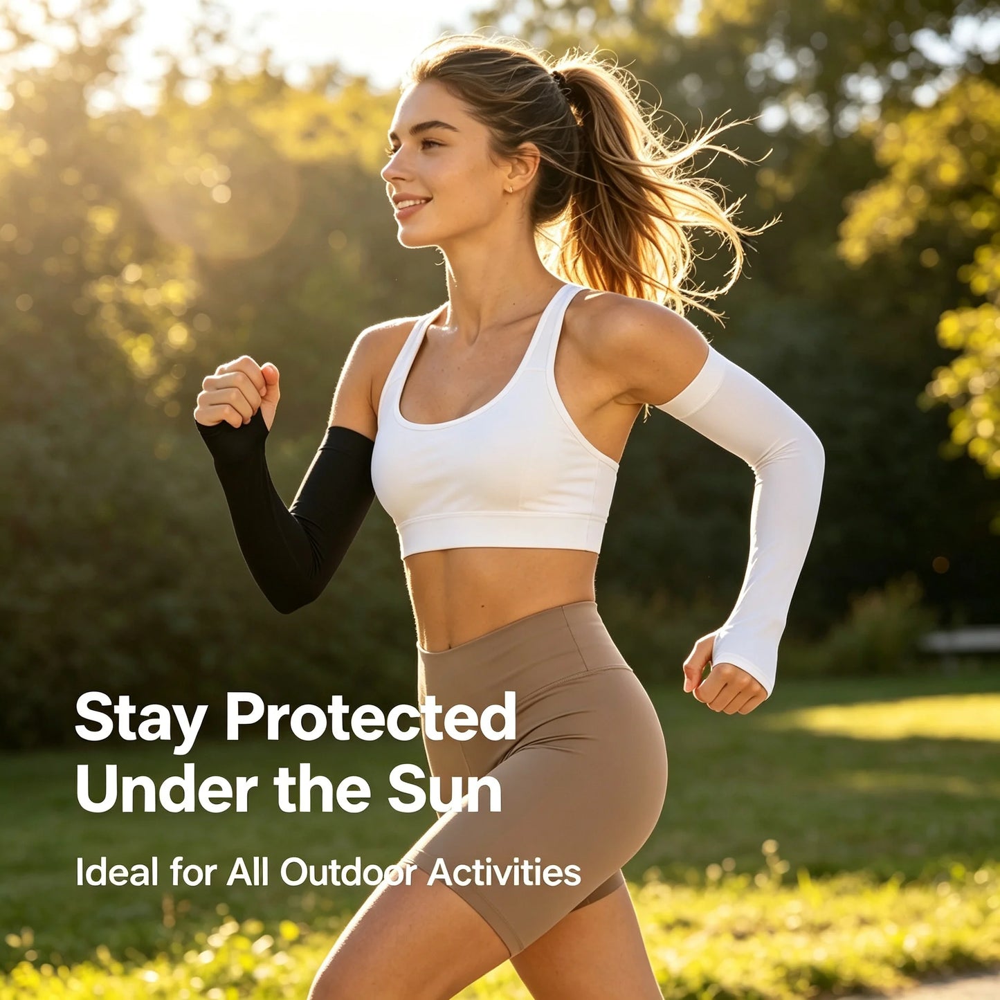 Women's UV Protection Arm Sleeves – UPF50+ Cooling Sun Sleeves