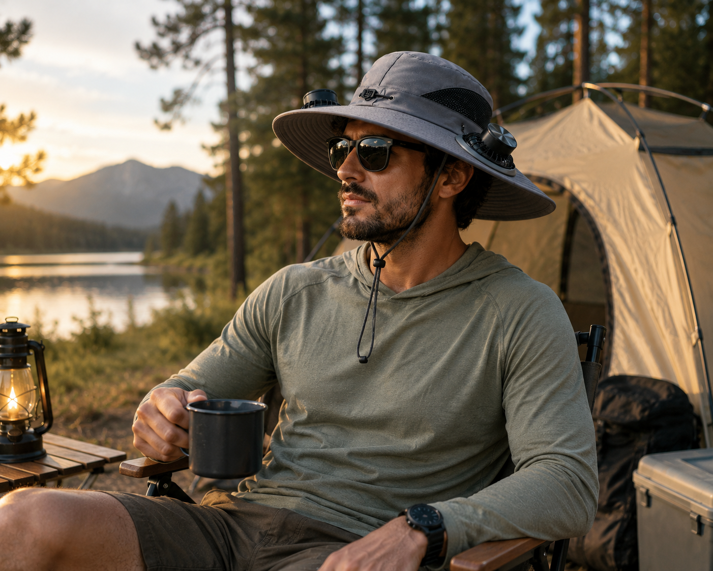 BreezeShade™ Solar Cooling Sun Hat