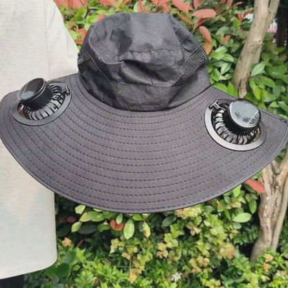 BreezeShade™ Solar Cooling Sun Hat